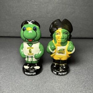 George‎ Mason University Mascot Gunston The Patriot Salt Pepper Shakers NEW